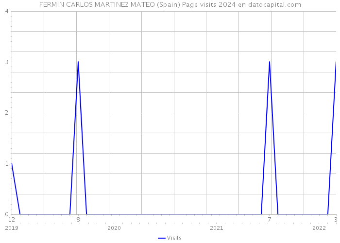 FERMIN CARLOS MARTINEZ MATEO (Spain) Page visits 2024 