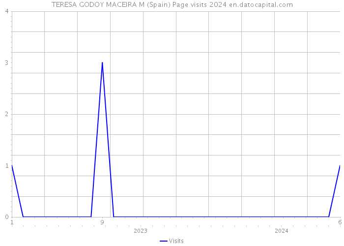 TERESA GODOY MACEIRA M (Spain) Page visits 2024 