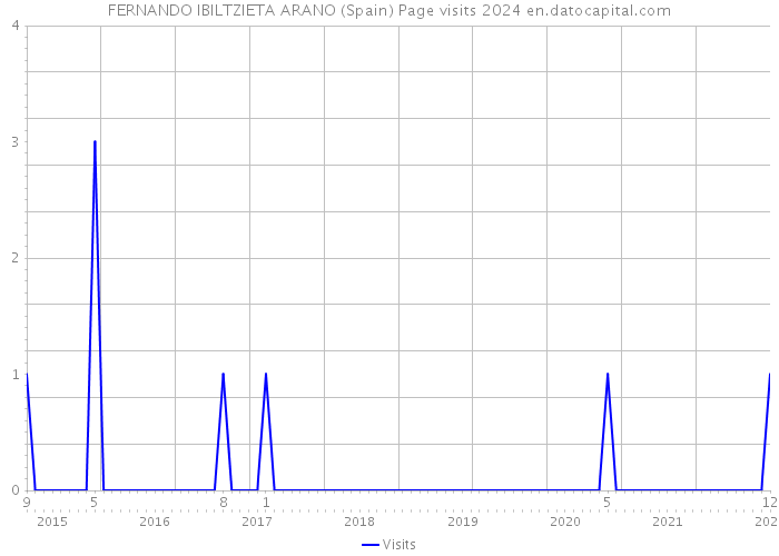 FERNANDO IBILTZIETA ARANO (Spain) Page visits 2024 