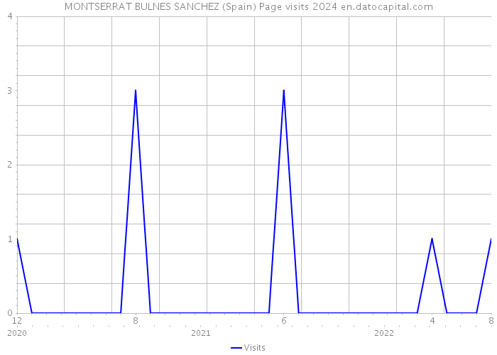 MONTSERRAT BULNES SANCHEZ (Spain) Page visits 2024 