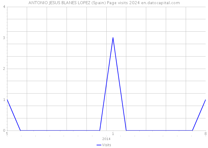 ANTONIO JESUS BLANES LOPEZ (Spain) Page visits 2024 