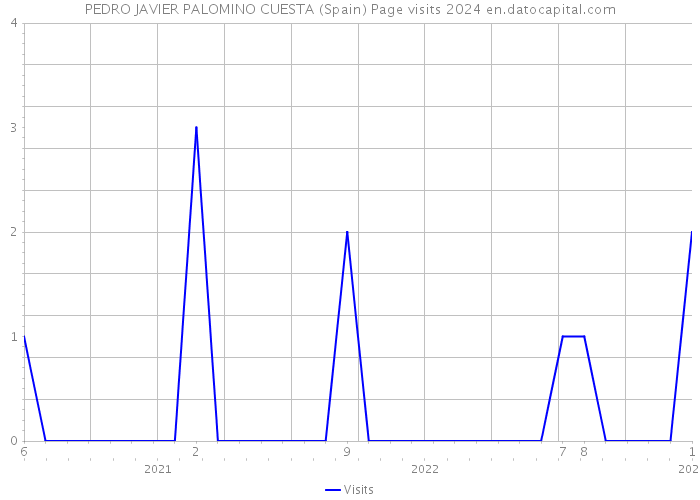 PEDRO JAVIER PALOMINO CUESTA (Spain) Page visits 2024 