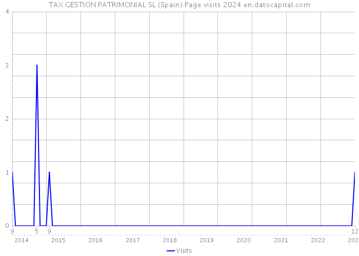 TAX GESTION PATRIMONIAL SL (Spain) Page visits 2024 
