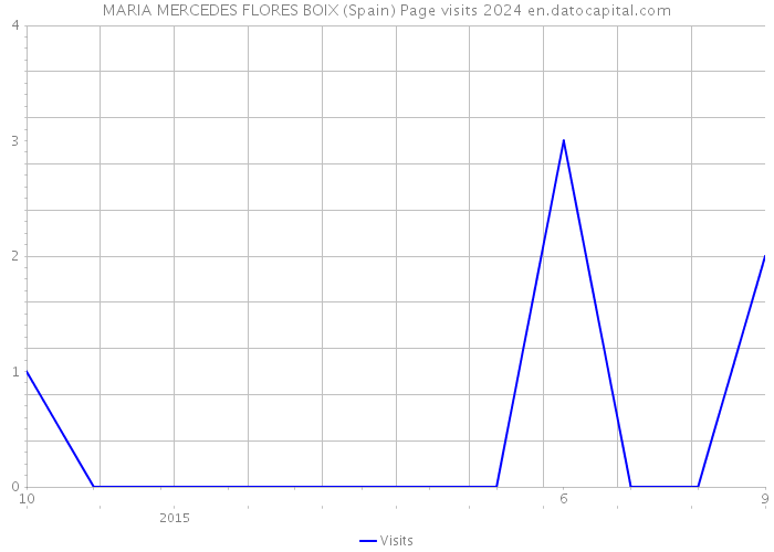MARIA MERCEDES FLORES BOIX (Spain) Page visits 2024 