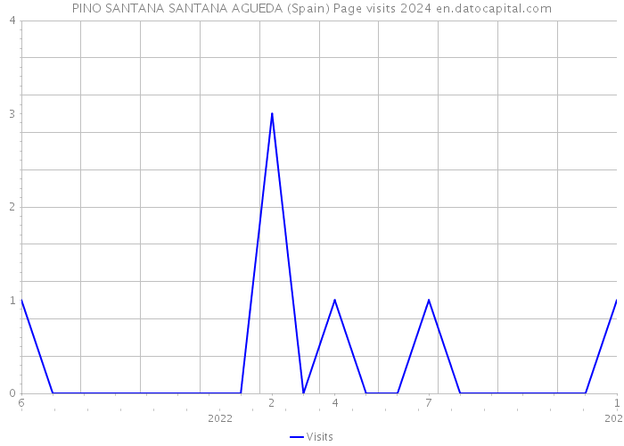 PINO SANTANA SANTANA AGUEDA (Spain) Page visits 2024 