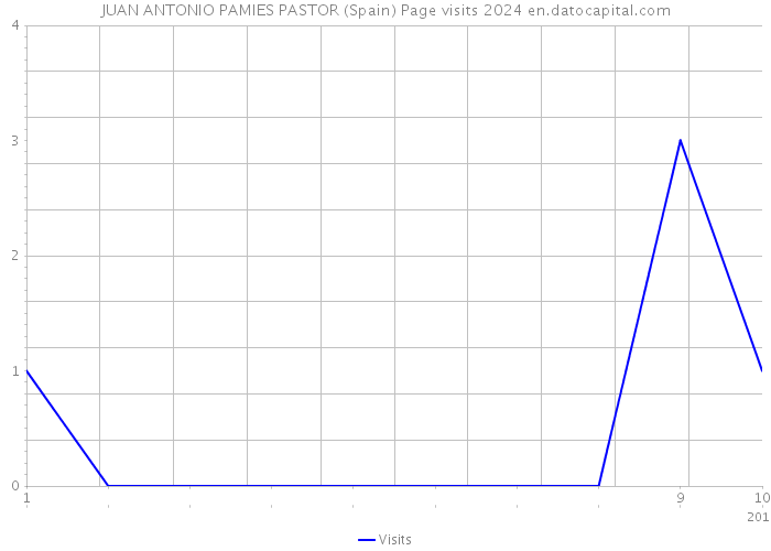 JUAN ANTONIO PAMIES PASTOR (Spain) Page visits 2024 