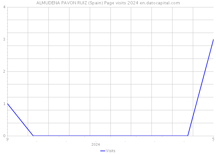 ALMUDENA PAVON RUIZ (Spain) Page visits 2024 
