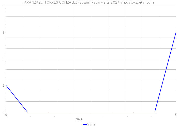 ARANZAZU TORRES GONZALEZ (Spain) Page visits 2024 