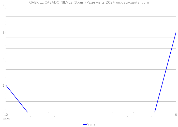 GABRIEL CASADO NIEVES (Spain) Page visits 2024 
