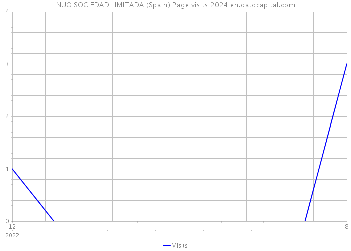 NUO SOCIEDAD LIMITADA (Spain) Page visits 2024 