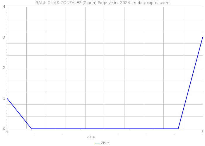 RAUL OLIAS GONZALEZ (Spain) Page visits 2024 