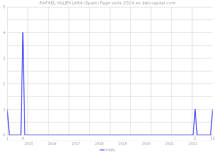 RAFAEL VILLEN LARA (Spain) Page visits 2024 