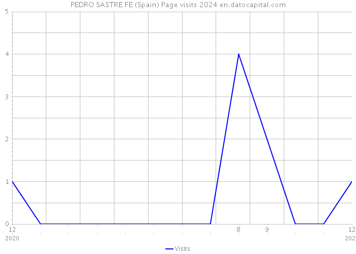 PEDRO SASTRE FE (Spain) Page visits 2024 