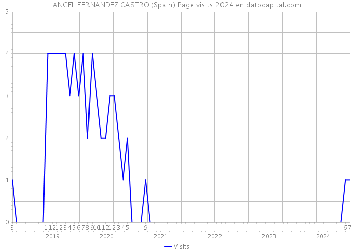 ANGEL FERNANDEZ CASTRO (Spain) Page visits 2024 