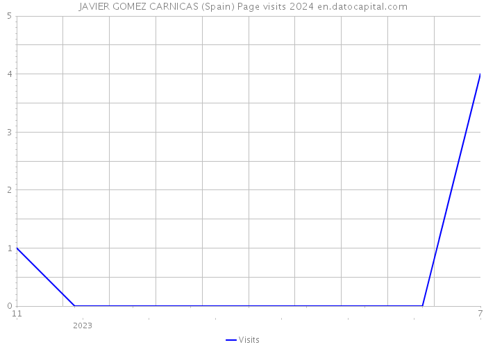 JAVIER GOMEZ CARNICAS (Spain) Page visits 2024 