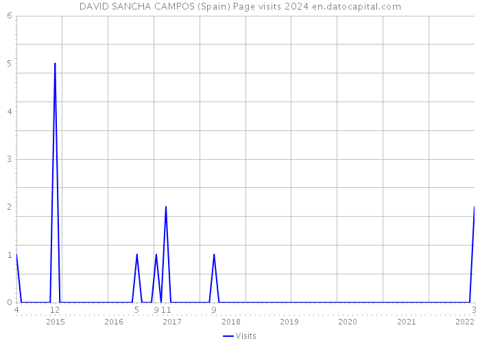 DAVID SANCHA CAMPOS (Spain) Page visits 2024 