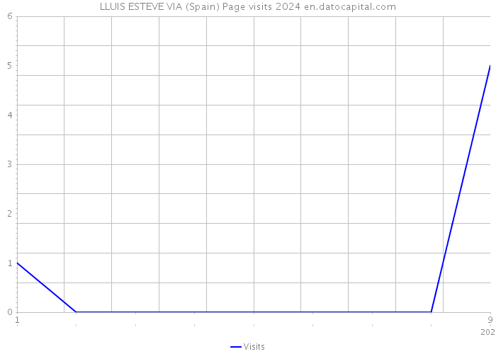 LLUIS ESTEVE VIA (Spain) Page visits 2024 