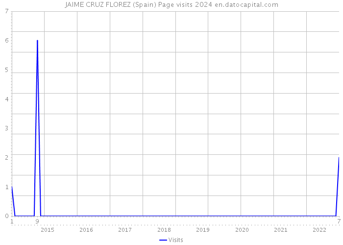 JAIME CRUZ FLOREZ (Spain) Page visits 2024 