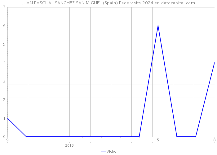 JUAN PASCUAL SANCHEZ SAN MIGUEL (Spain) Page visits 2024 