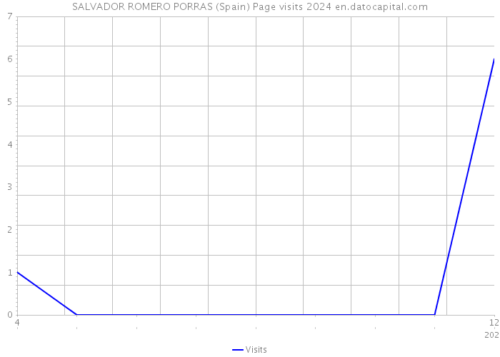 SALVADOR ROMERO PORRAS (Spain) Page visits 2024 