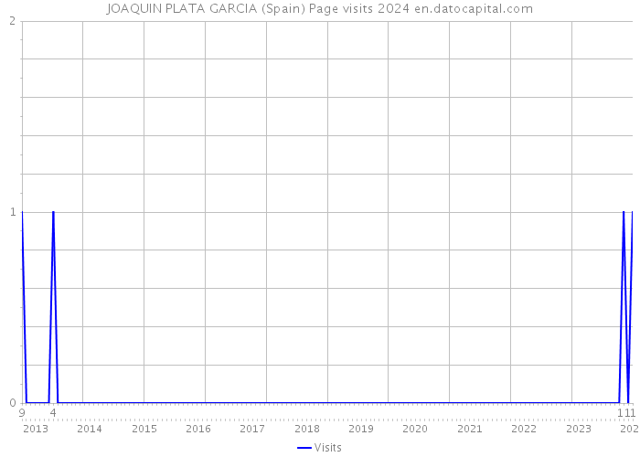 JOAQUIN PLATA GARCIA (Spain) Page visits 2024 