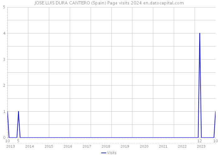 JOSE LUIS DURA CANTERO (Spain) Page visits 2024 