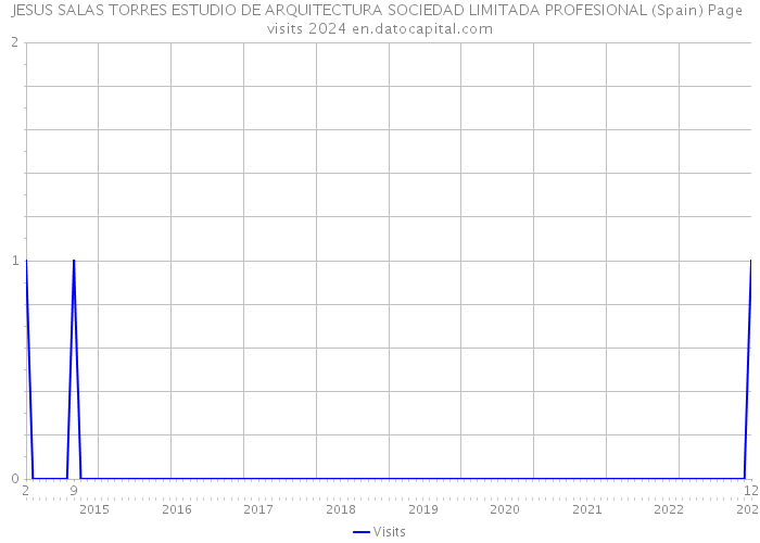 JESUS SALAS TORRES ESTUDIO DE ARQUITECTURA SOCIEDAD LIMITADA PROFESIONAL (Spain) Page visits 2024 