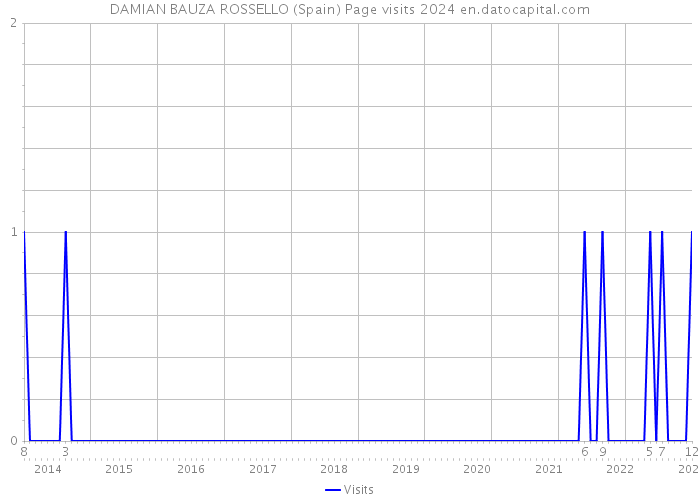 DAMIAN BAUZA ROSSELLO (Spain) Page visits 2024 