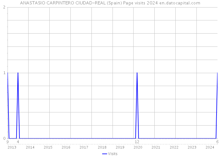 ANASTASIO CARPINTERO CIUDAD-REAL (Spain) Page visits 2024 