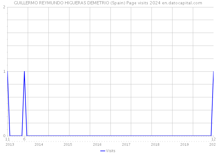 GUILLERMO REYMUNDO HIGUERAS DEMETRIO (Spain) Page visits 2024 