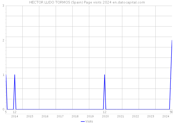 HECTOR LLIDO TORMOS (Spain) Page visits 2024 