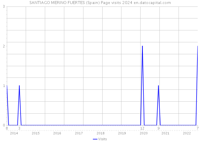 SANTIAGO MERINO FUERTES (Spain) Page visits 2024 