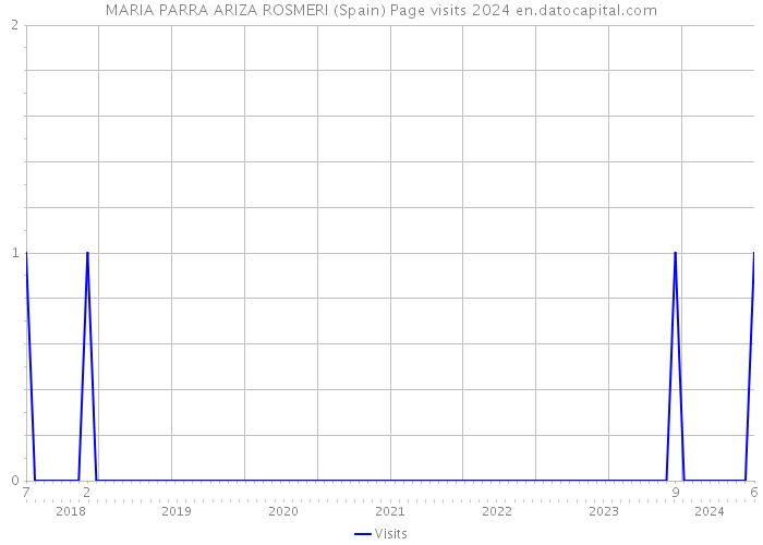 MARIA PARRA ARIZA ROSMERI (Spain) Page visits 2024 