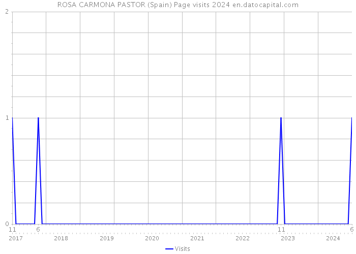 ROSA CARMONA PASTOR (Spain) Page visits 2024 