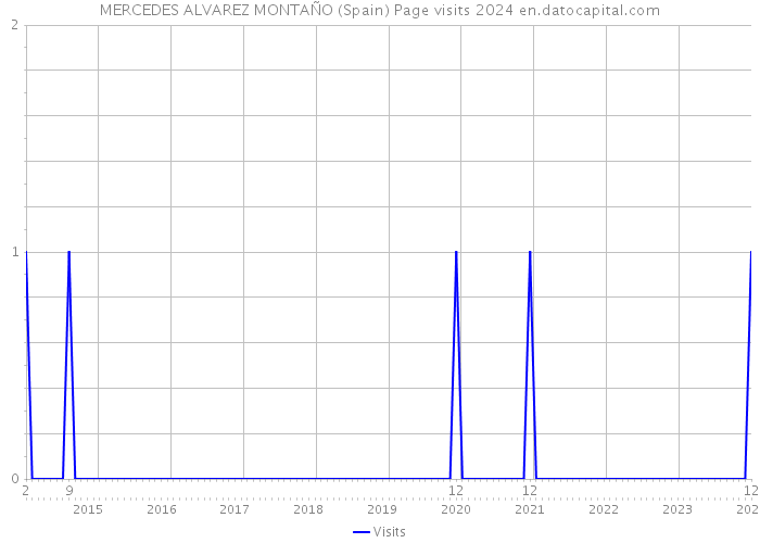 MERCEDES ALVAREZ MONTAÑO (Spain) Page visits 2024 