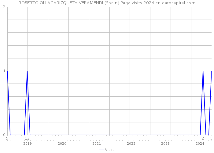ROBERTO OLLACARIZQUETA VERAMENDI (Spain) Page visits 2024 