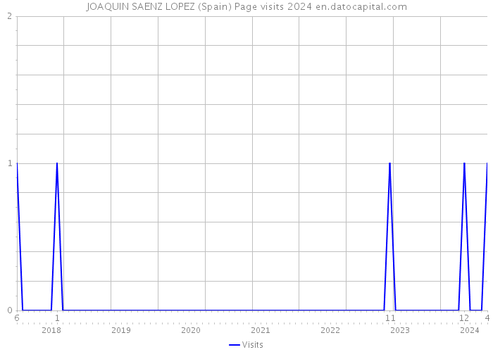 JOAQUIN SAENZ LOPEZ (Spain) Page visits 2024 