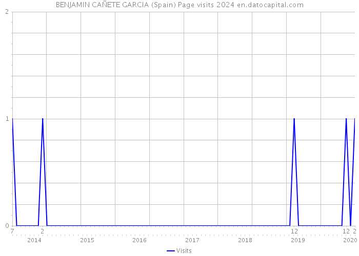 BENJAMIN CAÑETE GARCIA (Spain) Page visits 2024 