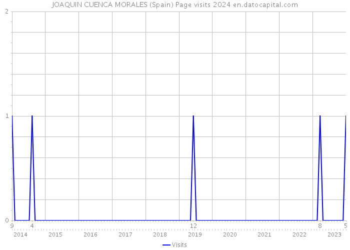 JOAQUIN CUENCA MORALES (Spain) Page visits 2024 