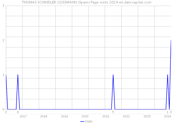 THOMAS SCHINDLER GOSSMANN (Spain) Page visits 2024 