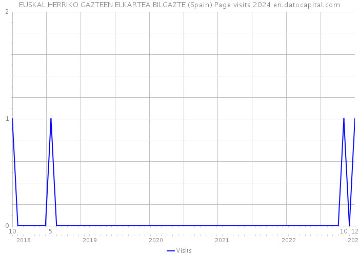 EUSKAL HERRIKO GAZTEEN ELKARTEA BILGAZTE (Spain) Page visits 2024 