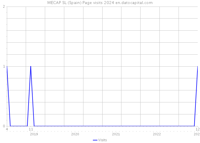 MECAP SL (Spain) Page visits 2024 