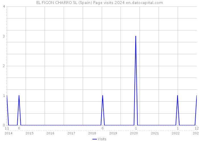 EL FIGON CHARRO SL (Spain) Page visits 2024 