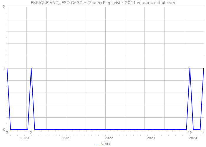ENRIQUE VAQUERO GARCIA (Spain) Page visits 2024 