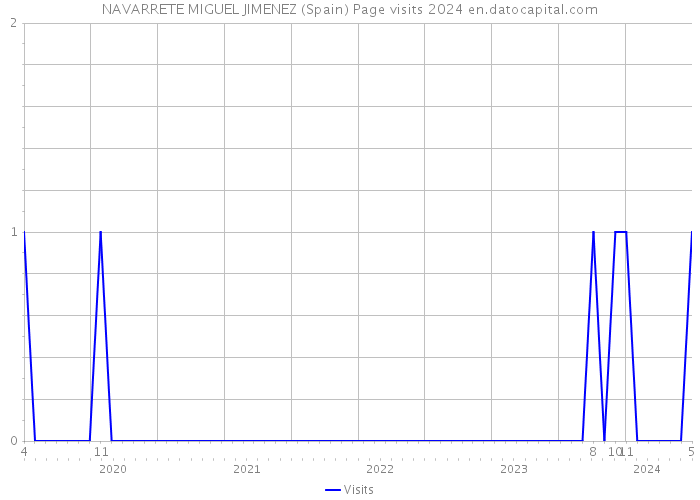 NAVARRETE MIGUEL JIMENEZ (Spain) Page visits 2024 