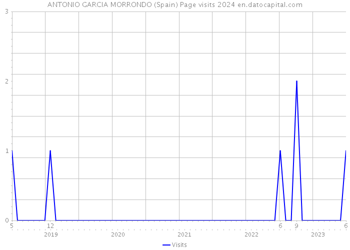 ANTONIO GARCIA MORRONDO (Spain) Page visits 2024 