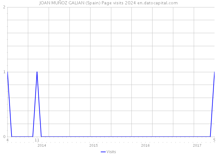 JOAN MUÑOZ GALIAN (Spain) Page visits 2024 