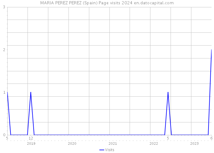 MARIA PEREZ PEREZ (Spain) Page visits 2024 