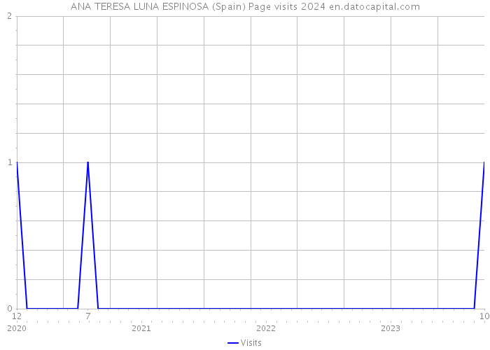 ANA TERESA LUNA ESPINOSA (Spain) Page visits 2024 