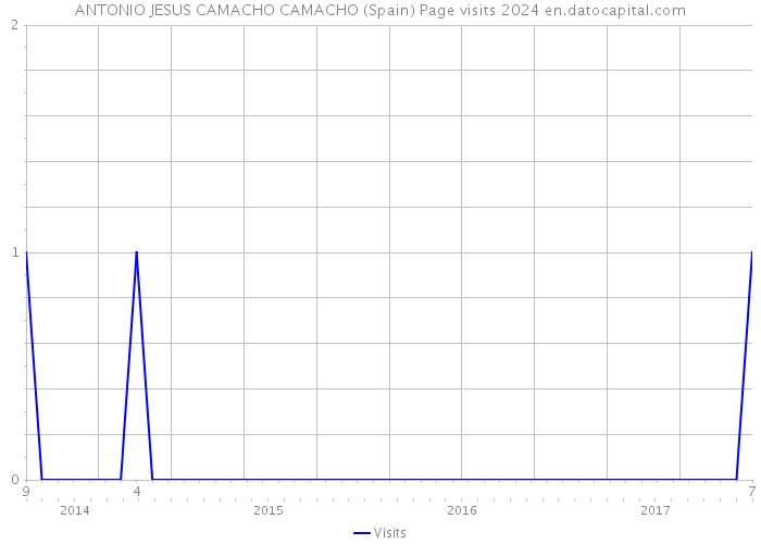 ANTONIO JESUS CAMACHO CAMACHO (Spain) Page visits 2024 